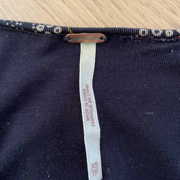 Free People Mini Dress with Back Tie Size XS - Picture 3 of 5